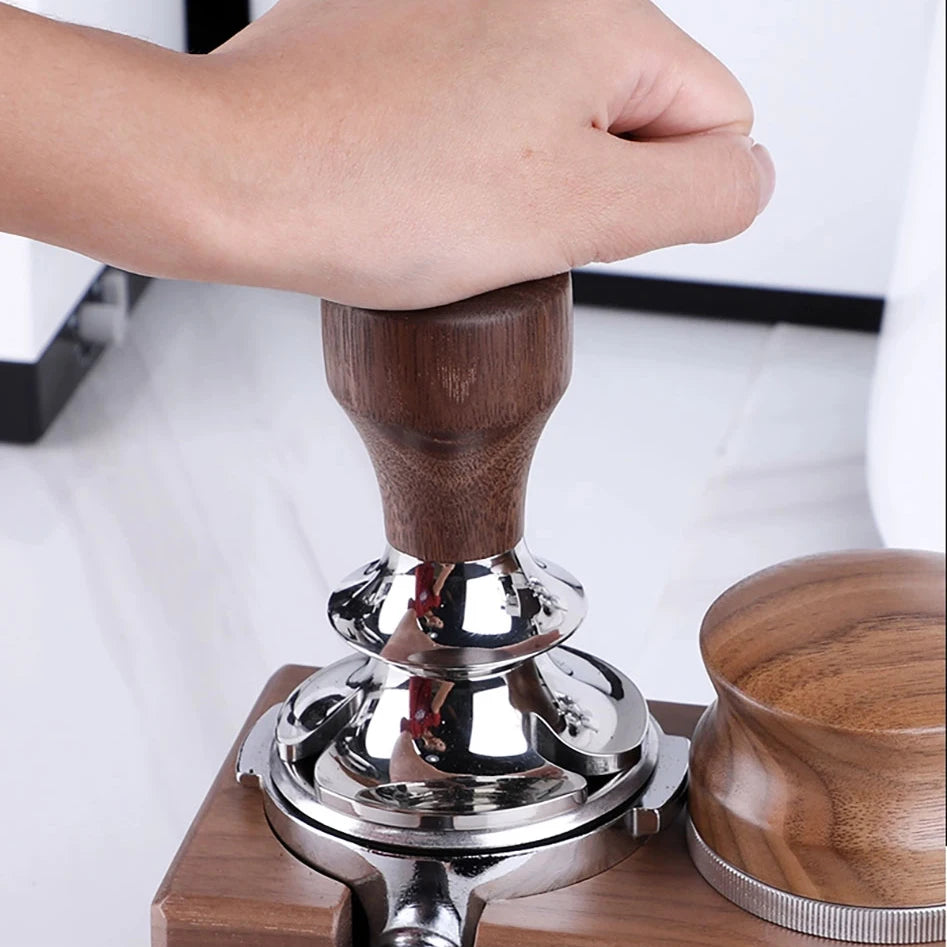 Premium Self-Leveling Espresso Tamper